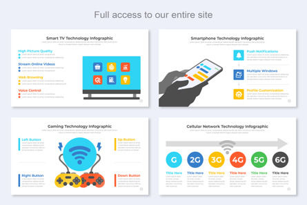Technology Infographic PowerPoint PPT Design, 슬라이드 2, 11484, 비즈니스 — PoweredTemplate.com