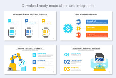 Technology Infographic PowerPoint PPT Design, Slide 4, 11484, Business — PoweredTemplate.com