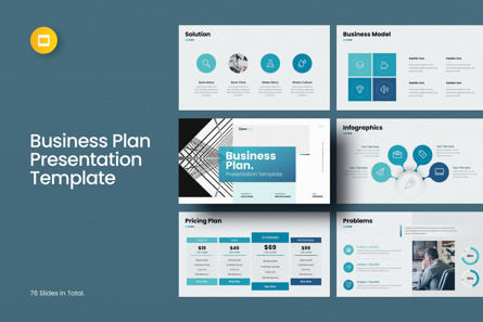 Business Plan Google Slides Presentation Template, Googleスライドのテーマ, 11487, ビジネス — PoweredTemplate.com