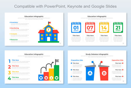 PowerPoint Education Infographic PPT Design Template, Slide 8, 11488, Business — PoweredTemplate.com