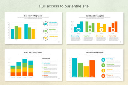 Dynamic Bar Chart Infographic PowerPoint PPT Template, Slide 2, 11489, Lavoro — PoweredTemplate.com