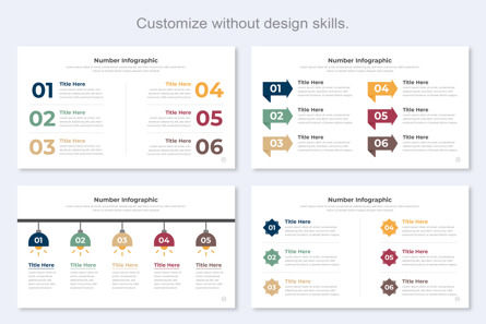 PowerPoint Number Infographic PPT Design Template, Slide 7, 11491, Business — PoweredTemplate.com