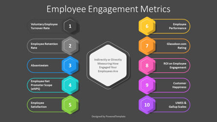Employee Engagement Metrics Presentation Template, Slide 3, 11496, Animated — PoweredTemplate.com