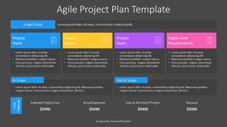 Agile Project Plan Template for Presentation, Slide 3, 11499, Modelli di lavoro — PoweredTemplate.com