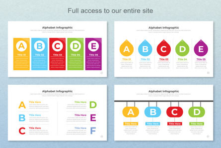 Alphabet Infographic Keynote Key Design Template, Slide 2, 11501, Business — PoweredTemplate.com