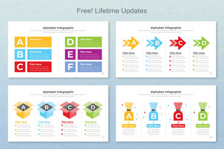 Alphabet Infographic Keynote Key Design Template, Slide 3, 11501, Business — PoweredTemplate.com