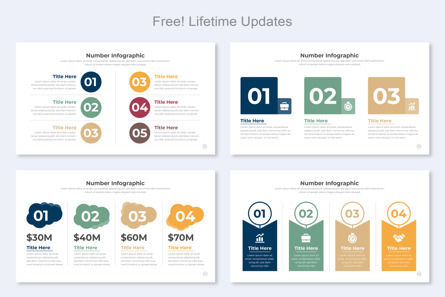 Number Infographic Keynote Key Template, Diapositive 3, 11503, Business — PoweredTemplate.com