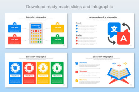 Education Infographic Keynote Key Template, スライド 4, 11510, ビジネス — PoweredTemplate.com