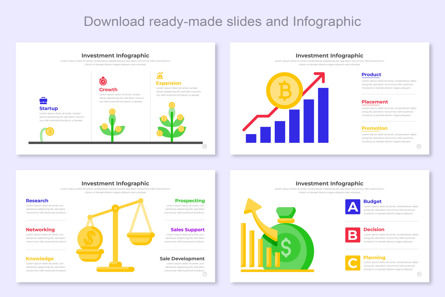 Investment Infographic Keynote Key, Diapositiva 4, 11512, Negocios — PoweredTemplate.com