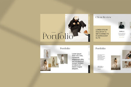 Portfolio Presentation Template, スライド 2, 11517, ビジネス — PoweredTemplate.com