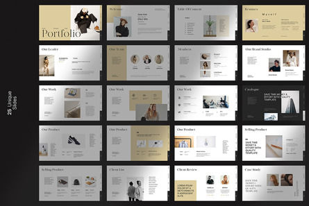 Portfolio Presentation Template, Slide 8, 11517, Business — PoweredTemplate.com
