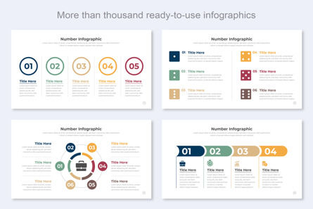 Number Infographic Google Slide Design Template, Deslizar 6, 11521, Negócios — PoweredTemplate.com