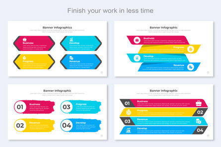 Banner Infographics Google Slide Design Template, Diapositive 5, 11523, Business — PoweredTemplate.com