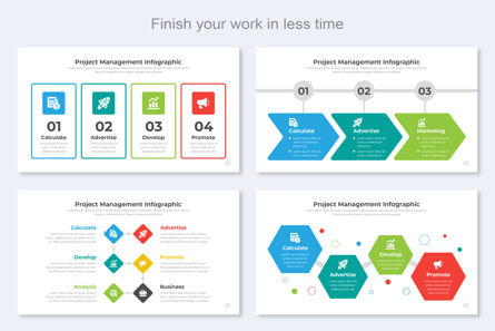 Project Management Google Slide Design, Deslizar 5, 11524, Negócios — PoweredTemplate.com
