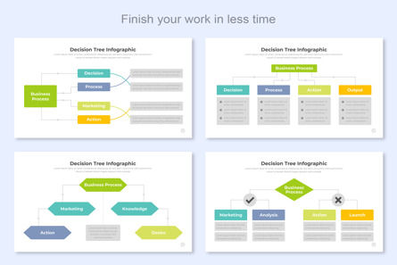 Decision Tree Infographic Google Slide Design Template, スライド 5, 11525, ビジネス — PoweredTemplate.com