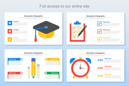 Education Infographic Google Slide Design Template, Slide 2, 11526, Business — PoweredTemplate.com