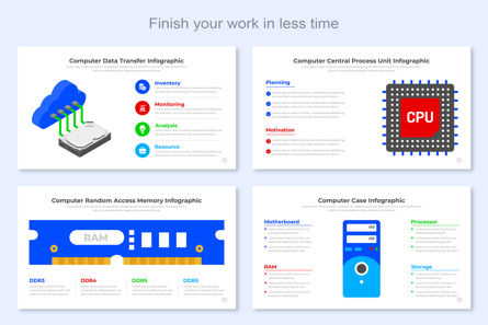 Computer Infographic Google Slide Design, Diapositive 5, 11530, Business — PoweredTemplate.com