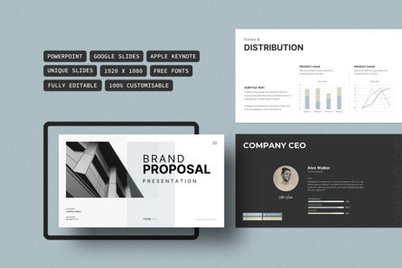 Brand Proposal PowerPoint Presentation Template, Diapositiva 2, 11533, Negocios — PoweredTemplate.com