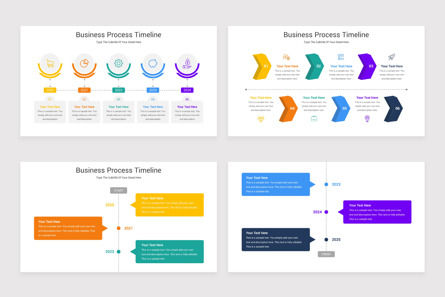 Business Process Timeline PowerPoint Template, 슬라이드 3, 11539, 비즈니스 — PoweredTemplate.com