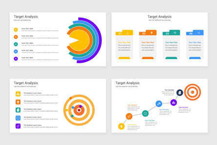 Target Analysis PowerPoint Template, 슬라이드 2, 11542, 비즈니스 — PoweredTemplate.com