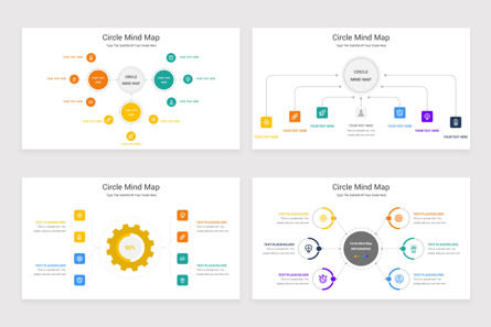 Circle Mind Map Diagram PowerPoint Template, Slide 2, 11544, Business — PoweredTemplate.com