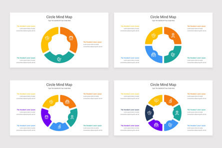Circle Mind Map Diagram PowerPoint Template, Slide 5, 11544, Bisnis — PoweredTemplate.com