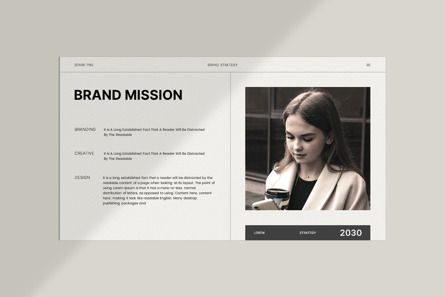 Brand Strategy Presentation Template, Dia 2, 11549, Bedrijf — PoweredTemplate.com