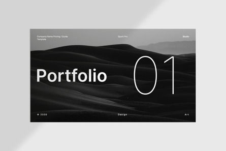 Portfolio Presentation Template, Folie 2, 11553, Business — PoweredTemplate.com