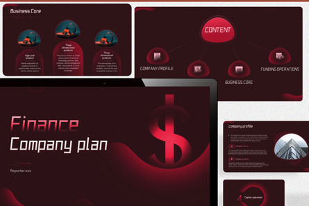 Financial Technology Business Plan Blockchain PPT, 免费 PowerPoint模板, 11556, 财务/会计 — PoweredTemplate.com