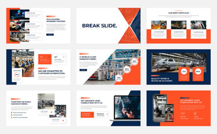 Fabrican - Manufacturing Industry PowerPoint, 슬라이드 4, 11560, 직업/산업 — PoweredTemplate.com