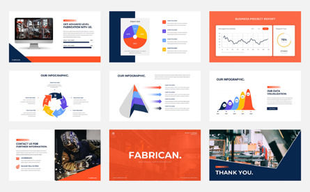 Fabrican - Manufacturing Industry PowerPoint, 슬라이드 5, 11560, 직업/산업 — PoweredTemplate.com