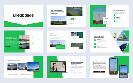 Econergy - Rennewable Energy Google Slide Template, スライド 4, 11569, 自然＆環境 — PoweredTemplate.com
