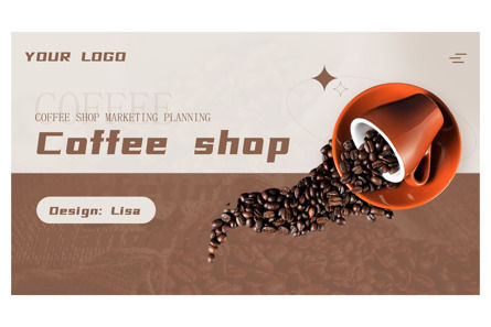 Coffee Shop Coffee Brand Marketing Planning PPT, Diapositive 2, 11576, Food & Beverage — PoweredTemplate.com