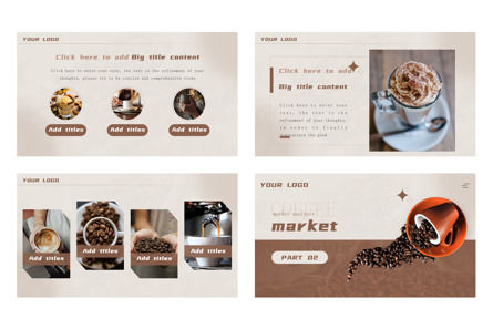 Coffee Shop Coffee Brand Marketing Planning PPT, スライド 4, 11576, Food & Beverage — PoweredTemplate.com