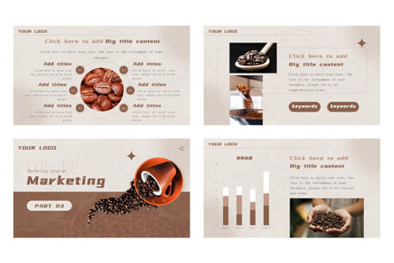 Coffee Shop Coffee Brand Marketing Planning PPT, スライド 6, 11576, Food & Beverage — PoweredTemplate.com