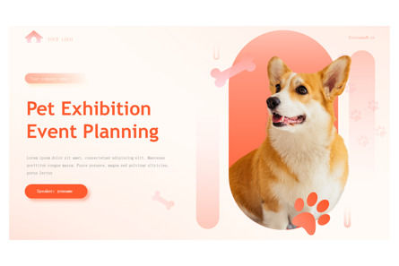 Love Adoption Pet Exhibition Event Planning PPT, 幻灯片 2, 11579, 动物和宠物 — PoweredTemplate.com