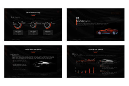 Business 4S Store Customer Service Work Report PPT, Diapositive 4, 11581, Voitures / Transport — PoweredTemplate.com