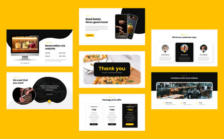 Mangan - Food T Restaurant Powerpoint Template, Diapositive 5, 11584, Food & Beverage — PoweredTemplate.com