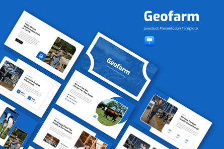 Geofarm - Farm Livestock Keynote Template, Modele Keynote, 11585, Business — PoweredTemplate.com