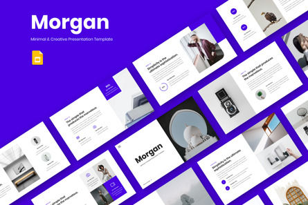 Morgan - Minimal Creative Google Slide Template, Theme Google Slides, 11614, Business — PoweredTemplate.com