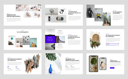 Morgan - Minimal Creative Google Slide Template, Diapositive 4, 11614, Business — PoweredTemplate.com