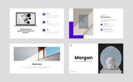 Morgan - Minimal Creative Google Slide Template, Deslizar 5, 11614, Negócios — PoweredTemplate.com