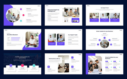 Nonatero - Business Agency Google Slide Template, Diapositive 3, 11615, Business — PoweredTemplate.com