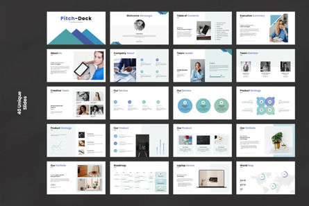 Pitch Deck Presentation, Diapositiva 9, 11617, Negocios — PoweredTemplate.com