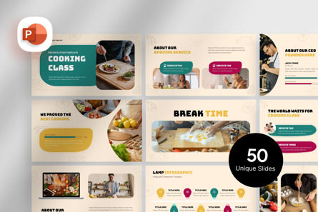 Cooking Class - PowerPoint Template, 11618, Business — PoweredTemplate.com