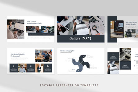 Brand Identity - PowerPoint Template, Diapositiva 2, 11619, Negocios — PoweredTemplate.com
