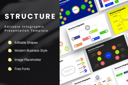 Structure Infographic - PowerPoint Template, 슬라이드 2, 11620, 비즈니스 — PoweredTemplate.com