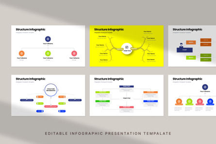 Structure Infographic - PowerPoint Template, Folie 4, 11620, Business — PoweredTemplate.com