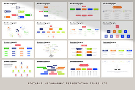 Structure Infographic - PowerPoint Template, Slide 5, 11620, Bisnis — PoweredTemplate.com