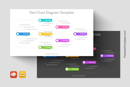 Pert Chart Diagram Template, Theme Google Slides, 11625, Modèles commerciaux — PoweredTemplate.com
